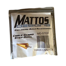 Load image into Gallery viewer, Mattos Designs Enclosure Build Accessories – Waterproof Cable Glands, Step Drill Bit, and RJ45 to XLR Pass-Through for Seamless Installation