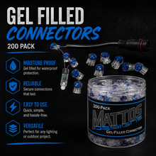 Load image into Gallery viewer, 🔗 Mattos Designs™ Gel Filled Connectors 200 Pak – Reliable and Moisture-Resistant Connections 💧