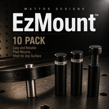 Load image into Gallery viewer, EzMount™ 10 Pack – Easy and Reliable Pixel Mounts,Steel for Any Surface
