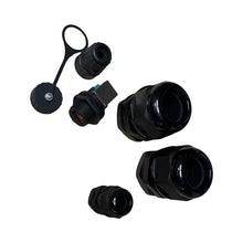 Load image into Gallery viewer, Mattos Designs Enclosure Build Accessories – Waterproof Cable Glands, Step Drill Bit, and RJ45 to XLR Pass-Through for Seamless Installation
