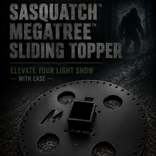 Load image into Gallery viewer, 🌟 Sasquatch™ MegaTree™ Sliding Topper - Elevate Your Light Show with Ease
