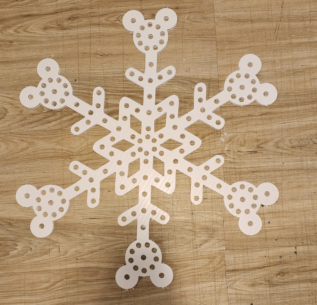 Snowflake even counts 4 flake set