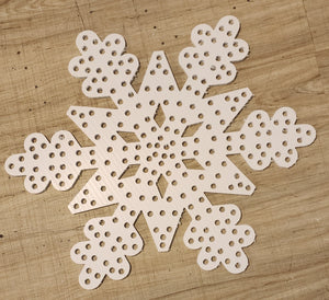 Snowflake even counts 4 flake set