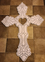 Load image into Gallery viewer, 47&quot; Cross with heart
