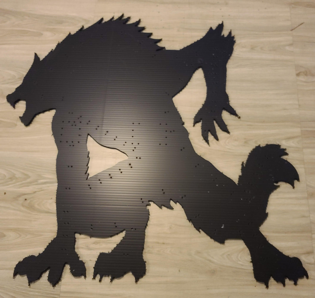 Ware wolf Backlit prop